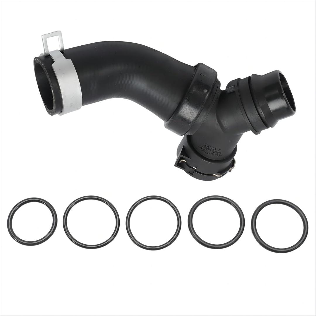 Engine Heater Hose T-Connector Pipe Fit for F150 MUSTANG 5.0L 2011-2020,2013-2020 LOBO 5.0L,2016-2019 MUSTANG 5.2L Replaces DR3Z-8566-A Radiator Hose Connector for Repair Coolant Leak