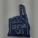 Giant Foam Finger 18 Inch- We're Number 1 Foam Hand for All Occasions - Cheerleading for Sports - Exciting Vibrant Colors use as Celebration Pom Poms- Great for Sports Events Games School Business