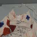 ksotutm Sexy 2 Piece Skirt Sets for Women Floral Print Halter Tank Tops Mini Skirt Summer Beach Casual Outfits (Small, Color)