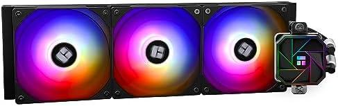 Thermalright Aqua Elite 360 V3 Liquid CPU Cooler, 360 Cooling Row Size, 3 x 120mm PWM Fans, S-FDB Bearings, for AM4/ AM5, Intel LGA1150/ 1151/ 1155/ 1156/ 1200/ 2011/ 1700/ 1851, Desktop CPU Cooler AIO