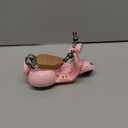 LUFZFEU Accessories for LABUBU, Scooter Toy for Labubu with Lights & Music Rotate 360°, Cute Motorcycles for Labubu, Decor Desktop Ornaments for Doll Collectors Battery Not Included (Pink)