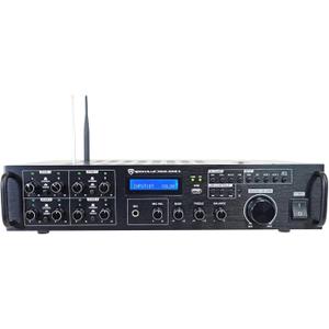 Rockville Rock Zone 8 8-Zone 8-Channel 1000W Multi-Room/Source Receiver Amplifier, Bluetooth, USB, Optical, FM Radio, Includes Remote - Perfect for Home & Commercial Audio, Restaurants, Offices