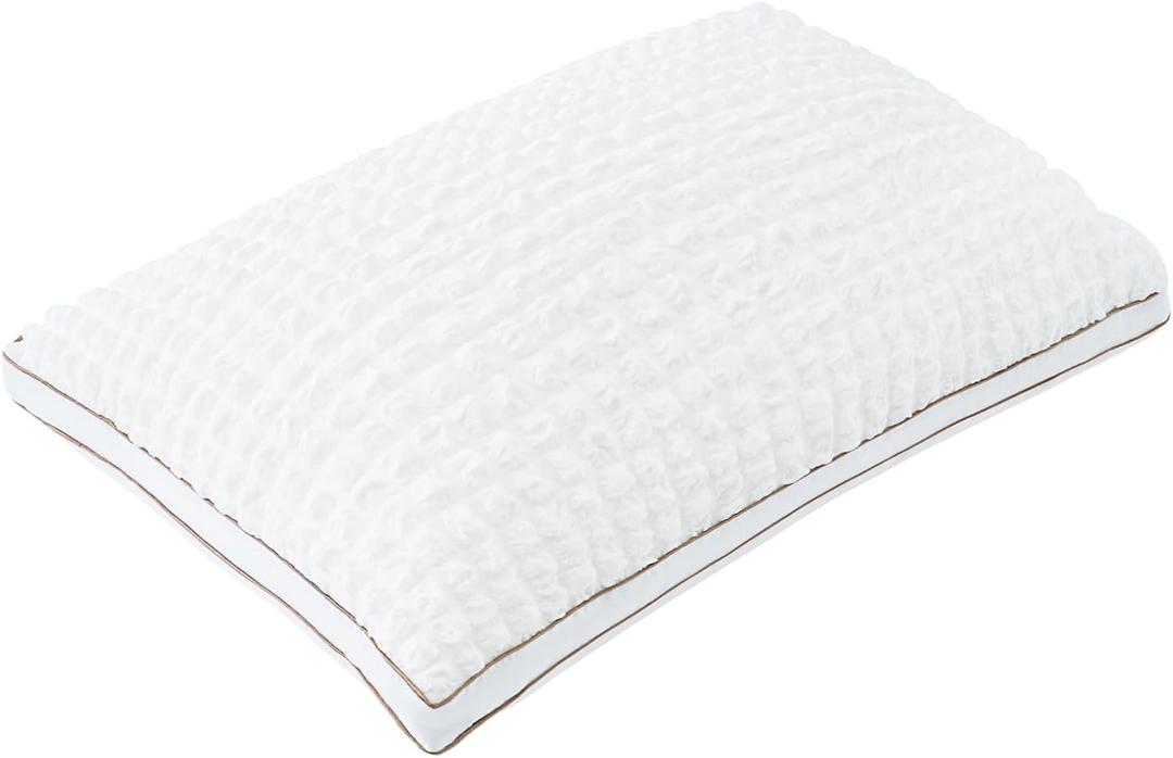 YOUR MOON Super Soft Pillow for Sleeping Queen Size, Premium Fluffy Down Alternative Bed Pillows, Luxury Hotel Quality Supportive Pillow for Side and Back Sleepers(White) (Queen (Pack of 1))