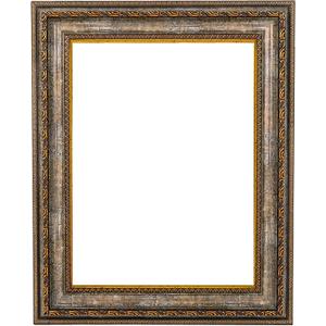 18"x24"Picture Frame, Poster Frames with Polished Plexiglass and Back Cover,Hanging Photo Frame Wall,Bronze Ornate Gold Frame & Aquamarine