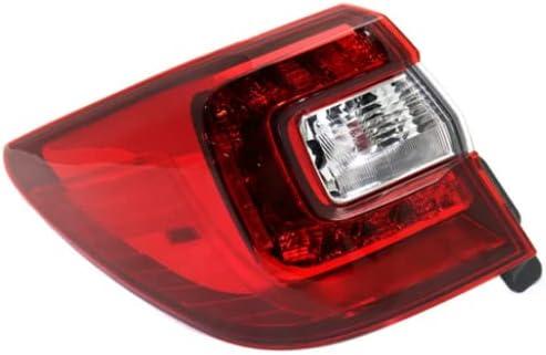 CarLights360: For Subaru Outback Tail Light Assembly 2015 16 17 18 2019 Driver Side LED w/Bulbs DOT Certified - SU2804106 | 84912AL06A, Shattered