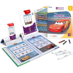 BYJU’S Learning Kit: Disney, Kindergarten Premium Edition for iPhone & iPad (App + 10 Workbooks) Ages 4-6 - Featuring Disney & Pixar Characters-Letter Sounds, Sight Words & Numbers-Osmo base included. Pack of 2.