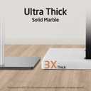 KES Standing Towel Rack, 2-Tier Towel Racks for Bathroom Freestanding with Marble Base, Upgrade Steady Design, SUS304 Stainless Steel Matte Black, BTH217-BK