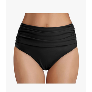 Tempt Me Women's High Waisted Bikini Bottom Tummy Control Ruched Bathing Suit Swim Bottom XXL