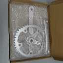 Urban Folding Bicycle Crankset Single Tooth Disc 44T 130BCD 170mm Crank Set is Suitable for Most Single Speed Bicycles