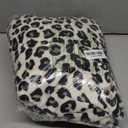 Edenleaf Leopard Print Blanket Fleece Throw for Bed Sofa Travel and Camping, Super Soft Cozy Fluffy Plush Cheetah Print Blanket for All Seasons 60"x80" (Cream)