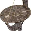 Whitehall Products Sun and Moon Sundial, French Bronze