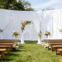 5.2 * 6.56 FT Metal Arbor Frame Stand, Garden Arch Trellis for Plants, Wedding Decor Backdrop Flower Stand, Gold, Single Arched