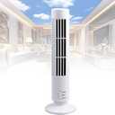 Cabilock Mini Portable Tower Fan Bladeless Electric Cooling Air Conditioner with Oscillating Function for Home Office and Travel White
