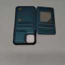 Vinich for iPhone 11 Pro Max Wallet Case with Card Holder, RFID Blocking Credit Slots Kickstand Shockproof Phone Cover Fit for iPhone 11 Pro Max 6.5" Bluish Green