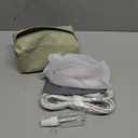 Newbealer Travel Iron with Dual Voltage - 120V/220V Lightweight Dry Iron for Clothes (No Steam), Non-Stick Ceramic Soleplate, 302 Heat Press Machine, w/Spray Bottle, Pouch & Silicone Stand (White)