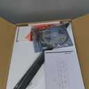 6-Tier Bookshelf, Tall Narrow Bookcase with LED Lights, Book Shelf with Steel Frame, Display Storage Shelf for Living Room, Bedroom, Home Office, Study, Balcony, Rustic Brown