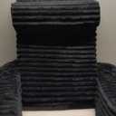 ENITYA 22" XL Ergonomic Bed Pillow for Sitting UpBackrest Cushion for Reclining,Gaming,Resting,Watching TV,Recovery in Bed, Couch or Floor, Removable Cover, Black (XL(5'3"-5'11"))