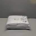 NICETOWN 100% Blackout Window Curtain Panels, Cold and Full Light Blocking Drapes with Black Liner for Nursery, 84 inches Drop Thermal Insulated Draperies (White, 2 Pieces, 52 Wide Each Panel)