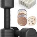 Adjustable Dumbbell Set2LB 3LB 4LB 5LB Light Hand Weights for WomenOne-Twist Weight AdjustmentNon-Slip Curved Grip HandleFree Weights for Home Gym, Rehab, Pilates, Yoga, Strength Training (Classic Black)