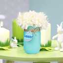 Easter Decorations, Easter Mason Jars Decoration, Easter Farmhouse Decor Dinning Rustic Table Centerpieces Decor for Home, Easter Decorations For The Home, Easter Centerpiece For Table