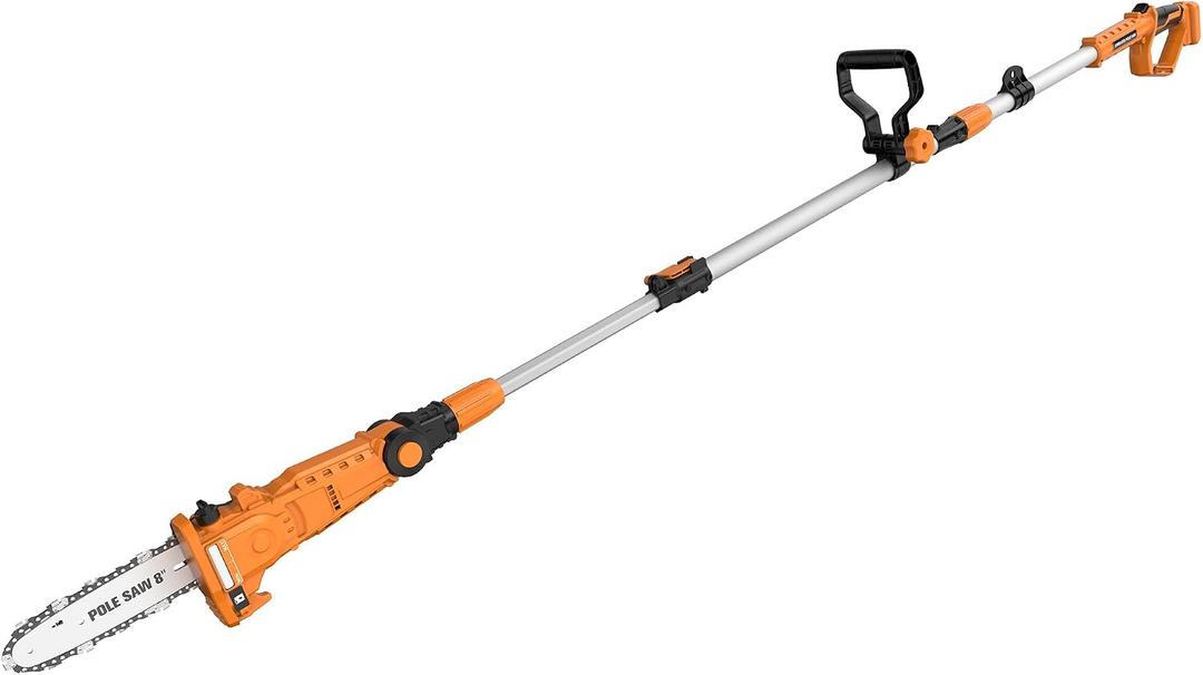 8" Cordless Pole Saw (NO BATTERY) Compatible with Dewalt 20V Max Battery