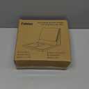 Book Holder Stand for Reading Rest, Wooden Foldable Book Rest with Book Page Holder, Cup, iPad & Phone Stand, Book Nook Reading Valet Desktop Triangle Bookstand Bookshelf for Readers Bookworms Gifts (Cat)