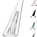 Stained Glass vase, Decorative Glass vase for Home décor (Transparent)