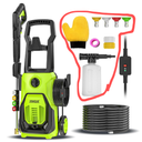 Electric Pressure Washer 4800 PSI 2.8 GPM, Power Washers Electric Powered with 4 Nozzles and Foam Cannon, High Pressure Cleaner Machine for Cars, Patio, Driveway, Home Cleaning (Green)