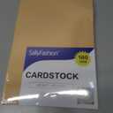 SallyFashion 70 Sheets Brown Cardstock 8.5 x 11, 180gsm Kraft Card Stock Paper, Heavy Cardstock Printer Paper for Invitations, Scrapbooking, Crafts, Diy Cards, Decoration