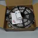 JMEXSUSS 168FT 600 LED Christmas Lights Outdoor Waterproof Clear Wire Indoor String Lights for Outside Warm White Christmas Tree Lights Plug in for Bedroom Wedding Party Valentines Decor