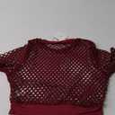 Avidlove Fishnet Top for Women Fishnet Crop Top Long Sleeve Fishnet Shirt Fishnet Long Sleeve Top XS
