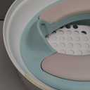 Real Feel 2-in-1 Potty with Wipes Storage, Flushing Sounds & Disposable Liners - Realistic Toilet - Easy to Clean & Assemble - Jool Baby (Aqua)