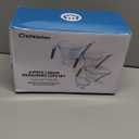 KPKitchen 4-Piece Angled Liquid Measuring Cups Plastic Set - BPA-Free Mini Oz, 1, 2 and 4 Plastic Measuring Cup Sizes - Measuring Cups For Liquids with ML & Cups Measures - Small & Large Measure Cup