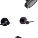 Design House 595736-MB Eastport II Tub and Shower Faucet, Matte Black