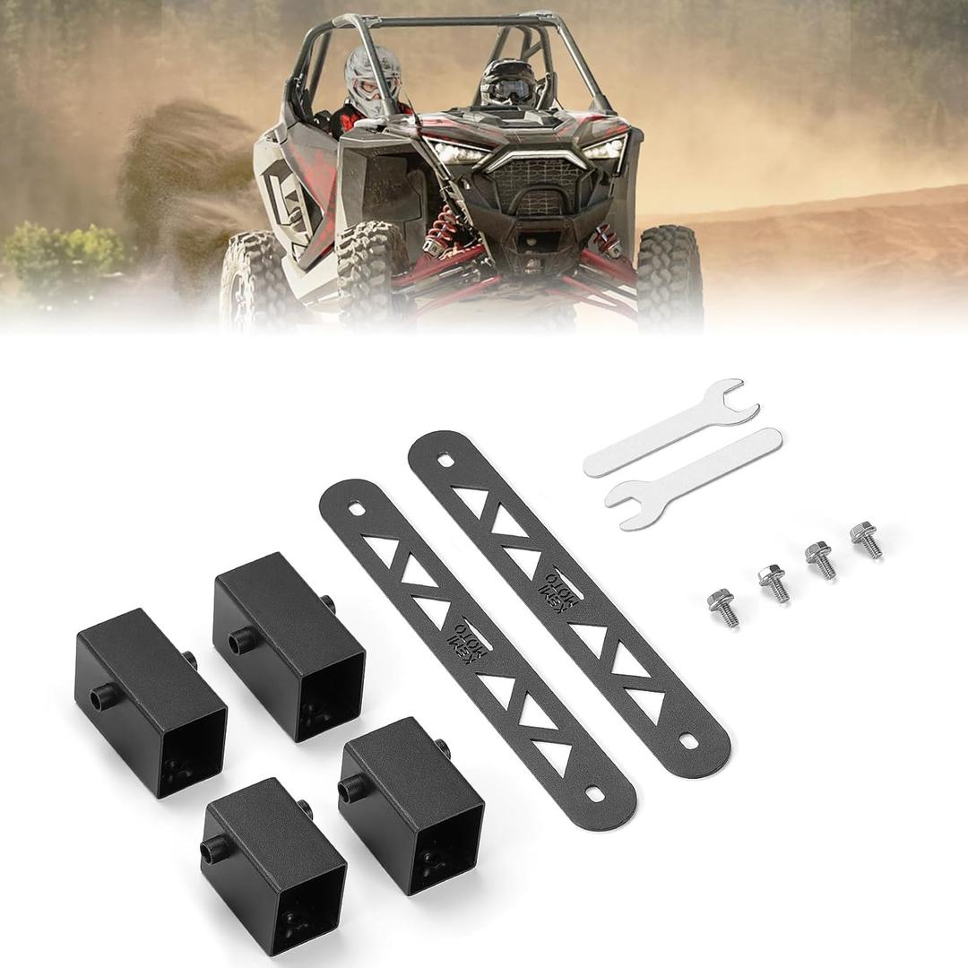 KEMIMOTO Passenger Seat Risers by 2" Get Better View Leg Room Compatible with RZR Raises Seat Polaris PRO XP 2020-2023, RZR PRO R 2022-2023, TURBO R 2022-2023, 2022 PRO 4 XP