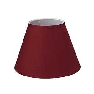 Aspen Creative 58904A Transitional Hardback Empire Shape UNO Construction Lamp Shade in Red, 9" Wide (5" x 9" x 7")
