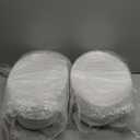 Dandat 36 Pcs Large Serving Platters Oval Trays White Plates Serving Dish for Wedding Party Restaurant Home Steak, Taco, Sushi, Appetizer, Cake (14 Inch)