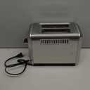 Hamilton Beach 2 Slice Toaster with Extra-Wide Slots, Bagel Setting, Toast Boost, Slide-Out Crumb Tray, Auto-Shutoff & Cancel Button, Defrost Function, Stainless Steel (22794)