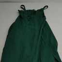 Women's Floral Corset Dress Formal Cocktail Dresses Going Out Casual Sundress Split Thigh Spaghetti Strap Vintage Dress (Medium, Green)