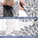 HEBE Kitchen Mat Cushioned Anti Fatigue 20"x71", Non Slip Kitchen Mats for Floor, Waterproof Ergonomic Comfort Standing Carpet Runner for Kitchen Sink, Home Office, Laundry Room