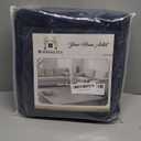 H.VERSAILTEX Real Velvet Futon Cover Armless Sofa Covers Sofa Bed Covers Stretch Futon Couch Cover Sofa Slipcover Furniture Protector Thick Soft Velvet Fabric Form Fitted Stay in Place, Navy