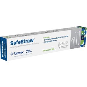 Bionix - SafeStraw, Drinking Straw Attachment, Ideal Drinking Aid for Patients with Swallowing Disorders, Safe & Effective, Reusable, Simple & Discreet, For Single-Patient Use, Easy-To-Clean
