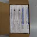 50 Pcs 1ml Syringes with Caps Oral Dispenser Individually Sterile Warpped for Medicine Dropper, Colostrum Collect Feeding Pets, Liquid