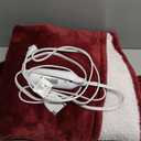 Bedsure Heated Blanket Throw Blanket - Fast Heating Electric Blanket, Soft Flannel Heated Throw with 4 Time Settings, 6 Heating Settings, Gifts for Grandma, Grandpa, Grandkids (50"x60", Burgundy)