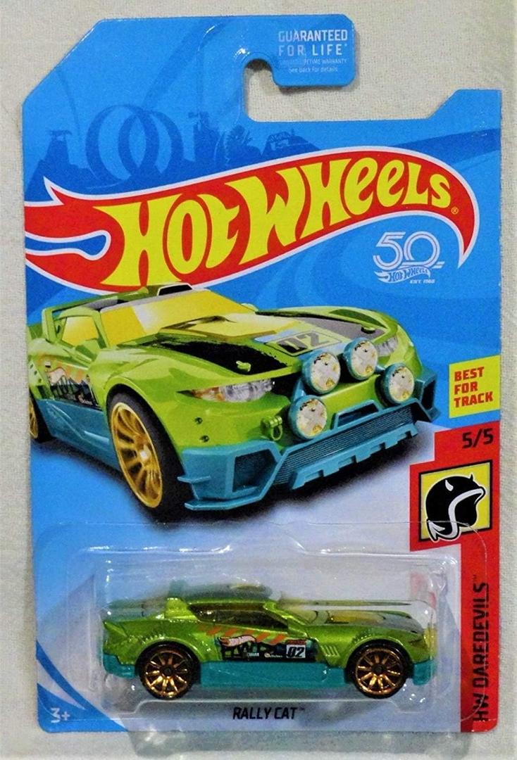 Mattel Basic Cars Die-Cast Hw Daredevils - Rally Cat + 
HOT WHEELS 2025 HW HOT TRUCKS HAULERBACK