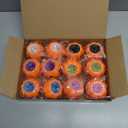 SpringFlower 12Pcs Halloween Pumpkin Squishy Toys, Halloween Party Favors Goodie Bag Stuffers Fillers, Trick or Treat Toys, Stress Relief Ghost Toys 6 Assorted Colors for Kids Adults