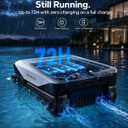 POOLHACKER Pool Skimmer Robot
24/7 Cleaning, Smart Obstacle Avoidance, 5.9L Extra-Large Basket, 150μm Fine Filter, Dual Charging
