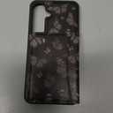 for Samsung Galaxy S25/S24 Case with Wallet - Fits 4 Card Slots, Compatible with MagSafe for Women Leather Credit Card Holder Kickstand Phone Cover for Samsung S25/S24, Butterfly