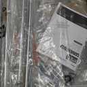 Heavy Duty Clothes Rack, Rolling Clothing Rack With Shelves Load 620 LBS, Double Rod Clothing Racks for Hanging Clothes, Portable& Adjustable Clothes Rack with Wheels Garment Rack (Sliver)