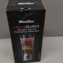 Mueller Personal Blender for Shakes and Smoothies with 15 Oz Travel Cup and Lid, Juices, Baby Food, Heavy-Duty Portable Blender & Food Processor, Grey (Gray)